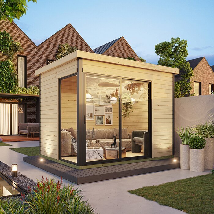 Modano – Modernes Gartenhaus mit flexibler Glasfront und nordischem Design | Modano 1