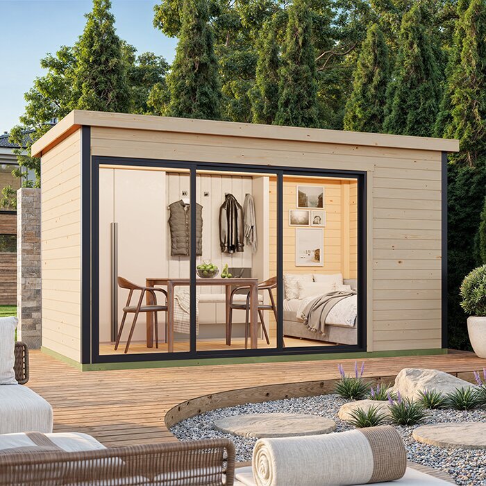Modano – Modernes Gartenhaus mit flexibler Glasfront und nordischem Design | Modano 4