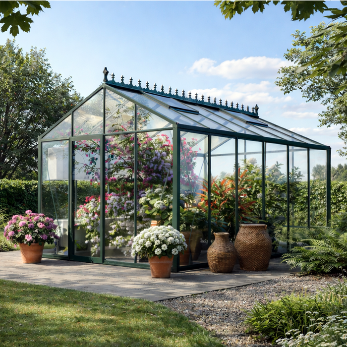 Viktorianisches Gewächshaus aus Alu
